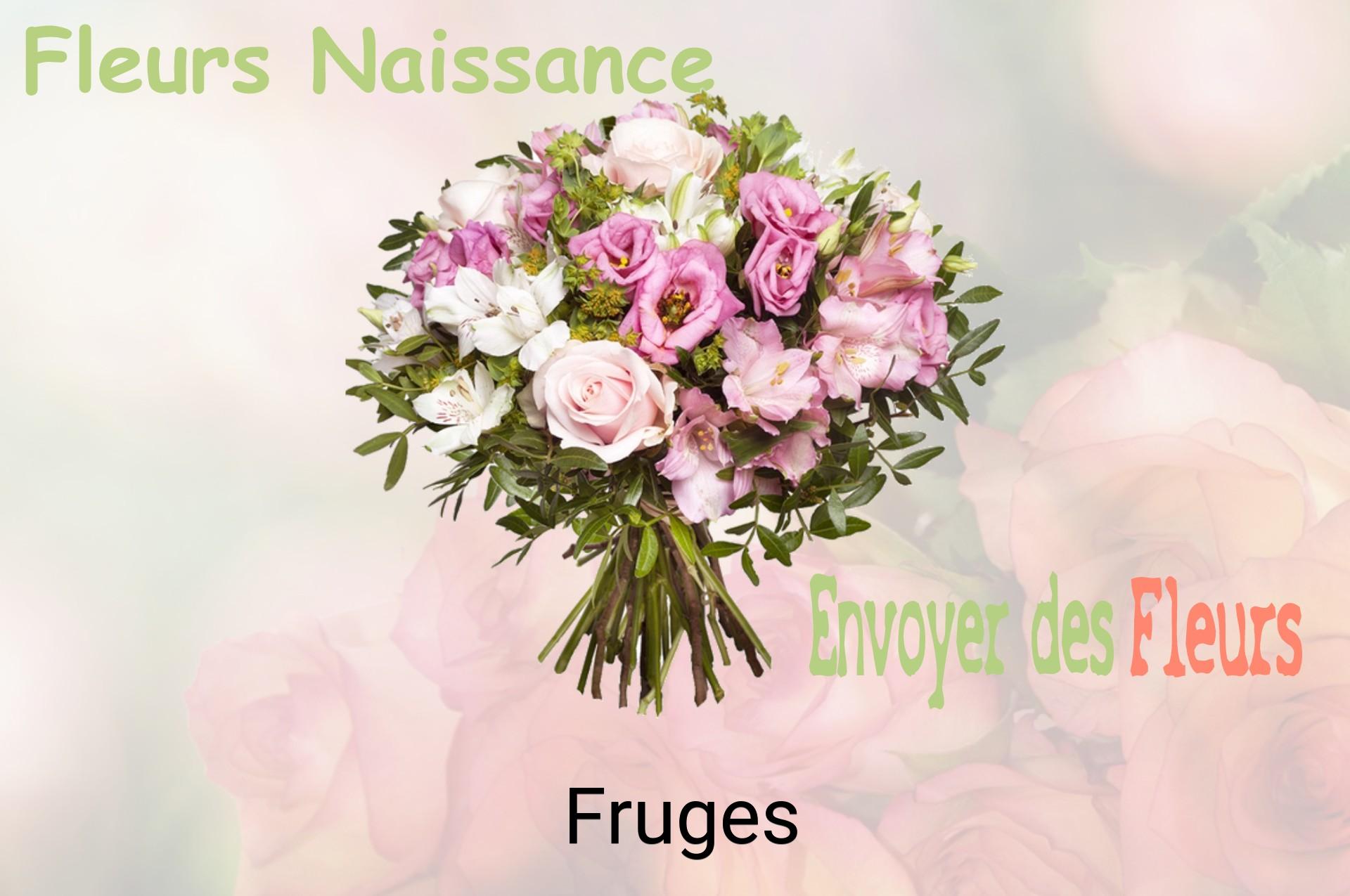 Bouquet de fleurs de naissance livré à Fruges